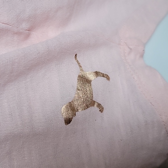 Medium PINK pink twist back tank - Picture 2 of 4